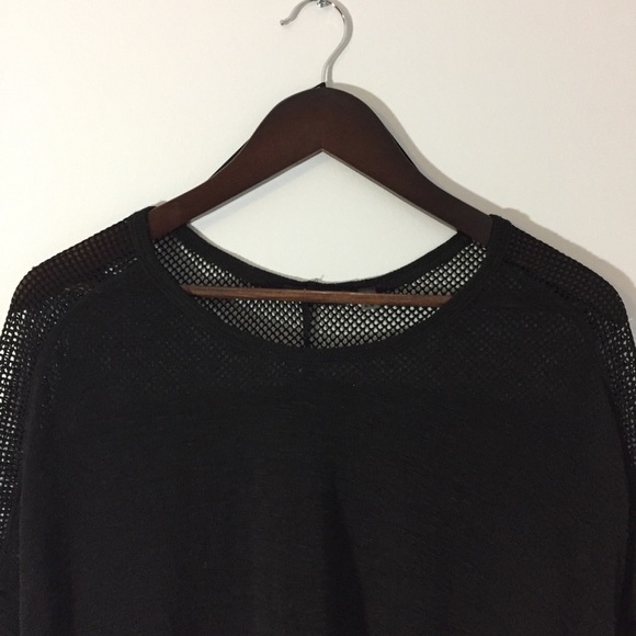 Dex Black Flowy Knit Top - Picture 3 of 5